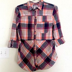 Anthropologie Holding Horses flannel